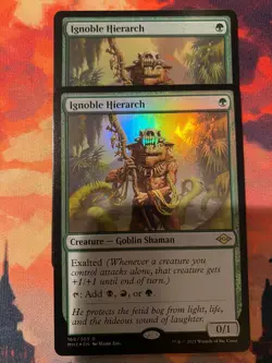 MTG Modern Horizons 2 Ignoble Hierarch Foil x 2 - Image 1