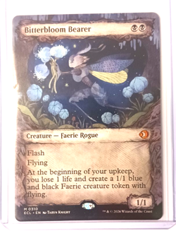 2026 MTG Bitterbloom Bearer (Showcase) Lorwyn Eclipsed NM!!! - Image 1