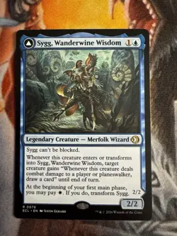 Sygg, Wanderwine Wisdom 76 | NM Near Mint | ECL Lorwyn Eclipsed Magic MTG - Image 1
