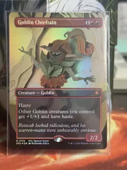 Goblin Chieftain (Special Guest FOIL) Lorwyn Eclipsed MTG NM - Image 1