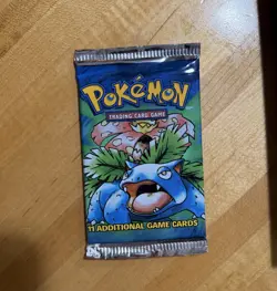21.2g HEAVY Venusaur Art Pokemon TCG Base Set Unlimited Booster Pack - Image 2