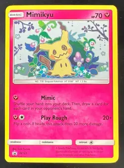 2019 Pokemon SM Black Star Promos #SM163 Mimikyu - Image 1