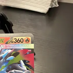Mega Charizard X EX 013/094 Me02: Phantasmal Flames Holo Double Rare Pokemon TCG - Image 3