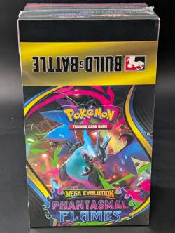 Pokemon TCG Phantasmal Flames - Build And Battle Display Sealed (10 Boxes) - Image 1