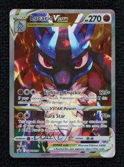 Lucario VSTAR Pokemon Sword & Shield Black Star Promo #SWSH291 - Image 1