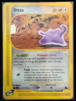 Ditto Skyridge E-Series 51/144 Non-Holo Pokemon TCG Vintage WOTC LP 2003 (ii) - Image 1