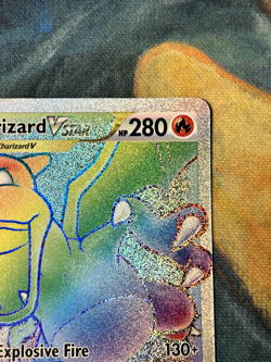 Pokemon TCG - Charizard VSTAR 174/172 Rainbow Secret Rare Brilliant Stars NM - Image 3