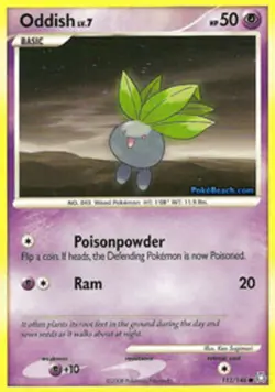 Pokemon - Oddish - 112/146 - Common - Legends Awakened - LP - Image 1