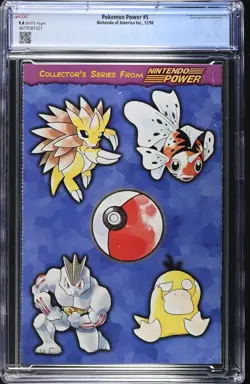 NINTENDO POKEMON POWER COMIC #5 - CGC 9.4 - NM - 2ND HIGHEST EVER GRADED - 1998 - Image 2