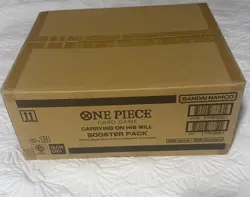 One Piece ENGLISH Carrying On His Will Booster Box Case (OP13) SEALED = 12 Boxes - Image 1