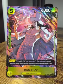 One Piece TCG Rob Lucci ST29-013 Full Art Starter Deck 29 Egghead - Image 1
