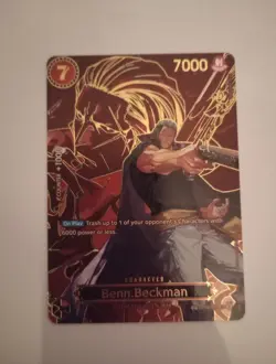 Benn.Beckman (SP) - Carrying On His Will (OP13) OP09-009 One Piece TCG - Image 1