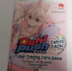 Oshi Push VTuber Trading Card Game Pre Debut Pack 2024 Phase Connect Parallel - Image 2