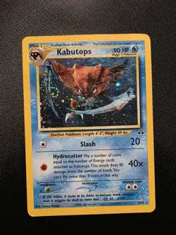 Pokemon TCG Kabutops Holo Rare Card 6/75 Neo Discovery - Image 1