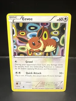 Pokemon Eevee TCG Black White Holo Promo Card BW94 - Image 1