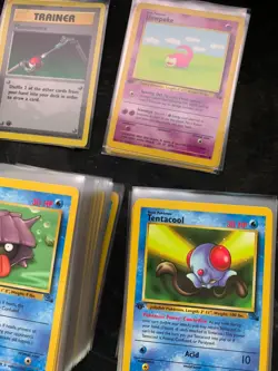 Lot of x477 1st Edition Base/Fossil/Jungle Set Pokemon Cards - NM/Mint - Image 3