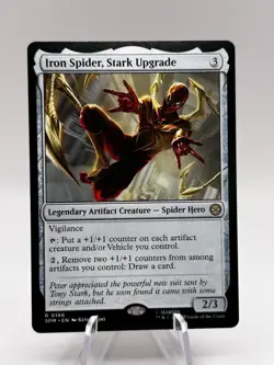 Iron Spider, Stark Upgrade 0166 Marvel's Spider-Man SPM MTG NM - Image 1