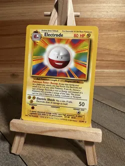 Pokemon Base Set Rare Electrode #021/102 LP/MP - Image 1