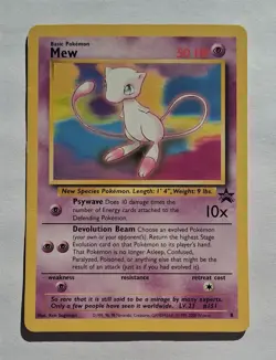 Pokemon - Mew - WoTC Wizards Black Star Promo 8 - MP - Image 1