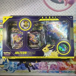 Jolteon VMAX Premium Collection Box Factory Sealed Pokemon Card TCG - Image 1