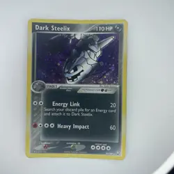 Pokemon Dark Steelix 10/109 Team Rocket Returns Holo Rare 2004 English - Image 1