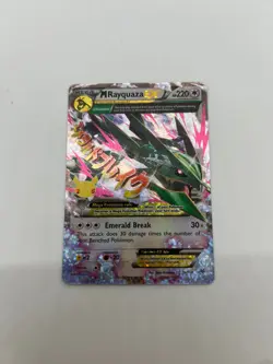 M Rayquaza EX 76/108 Celebrations Classic Collection Pokemon TCG Holo Foil NM+ - Image 1