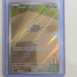 Paldean Wooper - 221/193 Illustration Rare Pokemon TCG SV02: Paldea Evolved NM - Image 1