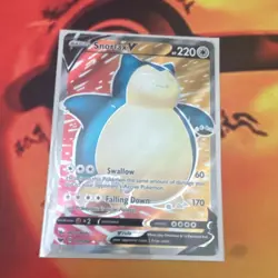 The Pokemon Company Snorlax V Full Art 197/202 Sword & Shield Holo 220HP - Image 1