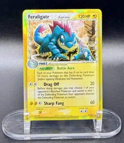 Feraligatr Delta Species 2/101 Rare Holo Pokemon EX Dragon Frontiers LP/MP - Image 2