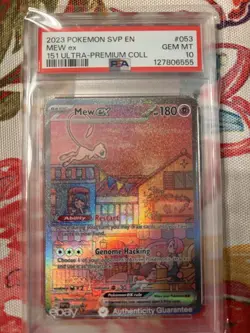Pokemon Mew ex #53 Ultra-Premium Collection Promo PSA 10 - Image 1