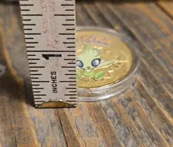 Pokemon Celebi Gold Collectible Coin - Image 5