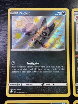 Pokemon TCG Shining Fates Baby Shiny Dark Type Lot of 6 - NM - Image 3