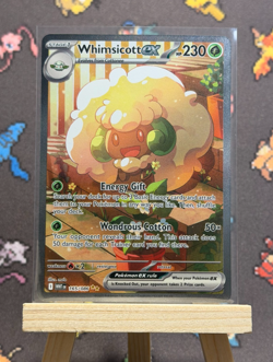 Whimsicott ex #165/086 SIR - Mint/NM - Black Bolt & White Flare Pokemon English - Image 1
