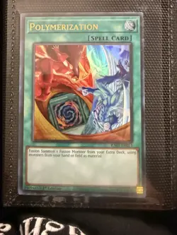 Polymerization (B) Ultra Rare Hero Alt Art RA03-EN051 Yugioh - Image 1