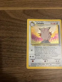 Pokemon TCG Clefable Base Set 2 Holo Unlimited Rare Card 5/130 LP Condition - Image 5