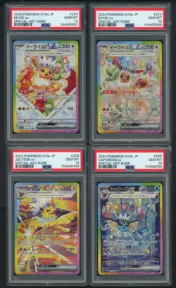 PSA 10 COMPLETE SET OF 10 CARD UMBREON EEVEE SYLVEON TERASTAL FESTIVAL SAR - Image 3