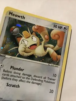 Meowth 013 Holo Rare Nintendo Black Star Promo Pokemon Card - Image 2
