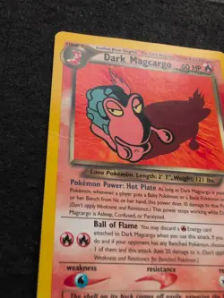 Dark Magcargo - 18/105 - Pokemon Neo Destiny Unlimited Rare Card WOTC - Image 2