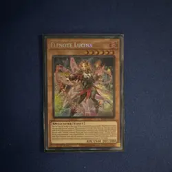 Yu-Gi-Oh! Elfnote Lucina 1st Edition Holo Spellcaster Effect Card English - Image 2