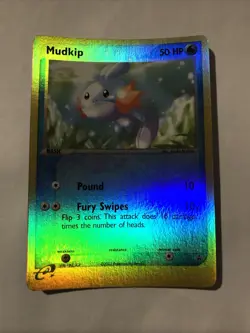 Pokemon Card Mudkip Nintendo Black Star Promo 010 Reverse Holo - Image 2