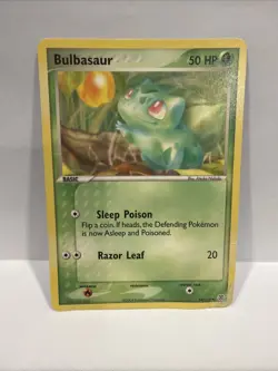 Pokemon TCG Bulbasaur EX FireRed & LeafGreen 54/112 Regular Common Card - Image 1