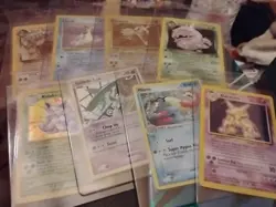 Pokemon Cards 15 Holo Rare 1st Edition Weezing And Other Pre 2011 Excellent-NM - Image 1