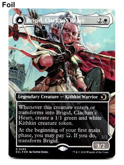 Brigid, Clachan's Heart (Borderless) - FOIL - [Lorwyn Eclipsed] MTG ECL 0285 NM - Image 1