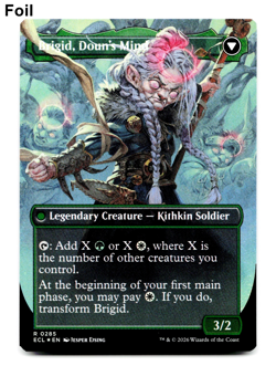 Brigid, Clachan's Heart (Borderless) - FOIL - [Lorwyn Eclipsed] MTG ECL 0285 NM - Image 2