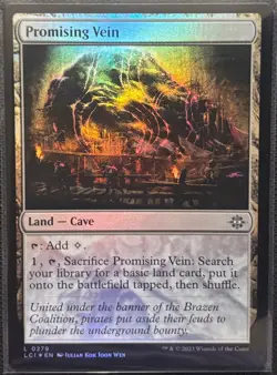 MTG Lost Caverns of Ixalan Promising Vein Foil (Common) - Image 1