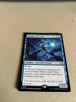 Wonderscape Sage 0101 Non Foil Rare Modern Horizons 3 MTG Near Mint - Image 1