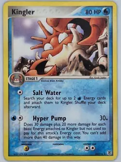 Kingler 26/112 Pokemon - EX FireRed & LeafGreen MP - Image 1