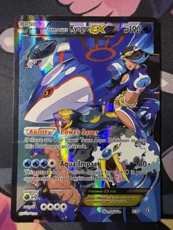 Pokemon TCG Team Aqua's Kyogre EX Double Crisis 6/34 - Image 1