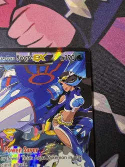 Pokemon TCG Team Aqua's Kyogre EX Double Crisis 6/34 - Image 3