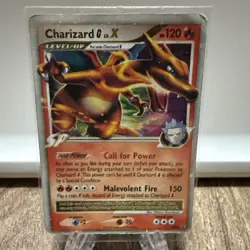 Charizard G Lv. X Black Star Promo Holo DP45 2009 Pokemon TCG Card HP, RAW - Image 1